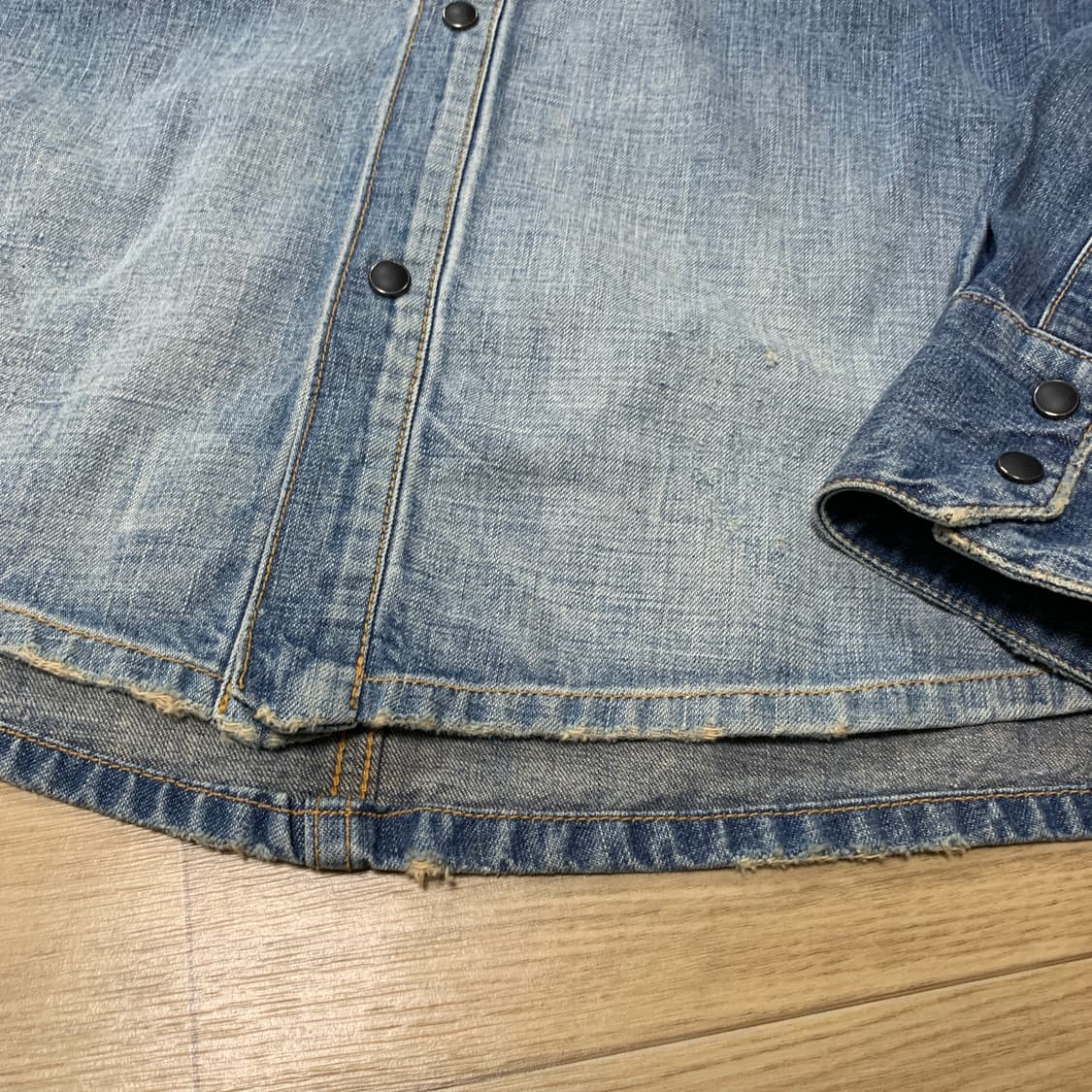 S-90)Deeta 디타 웨스턴 데님셔츠 상품이미지4