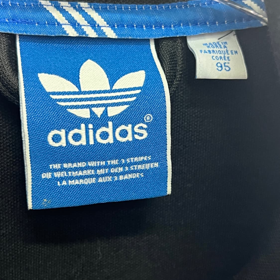 아디다스 블랙 유로파 트랙탑 져지 95 상품이미지3