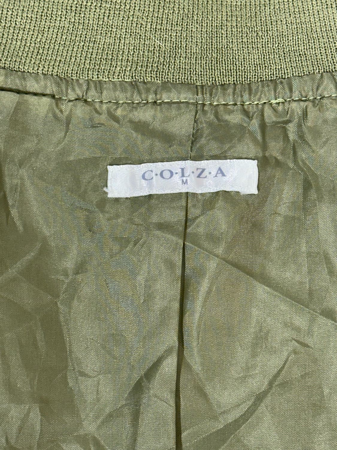 일본 빈티지 그린 화이트 배색 스카잔 크롭 자켓 M 상품이미지6