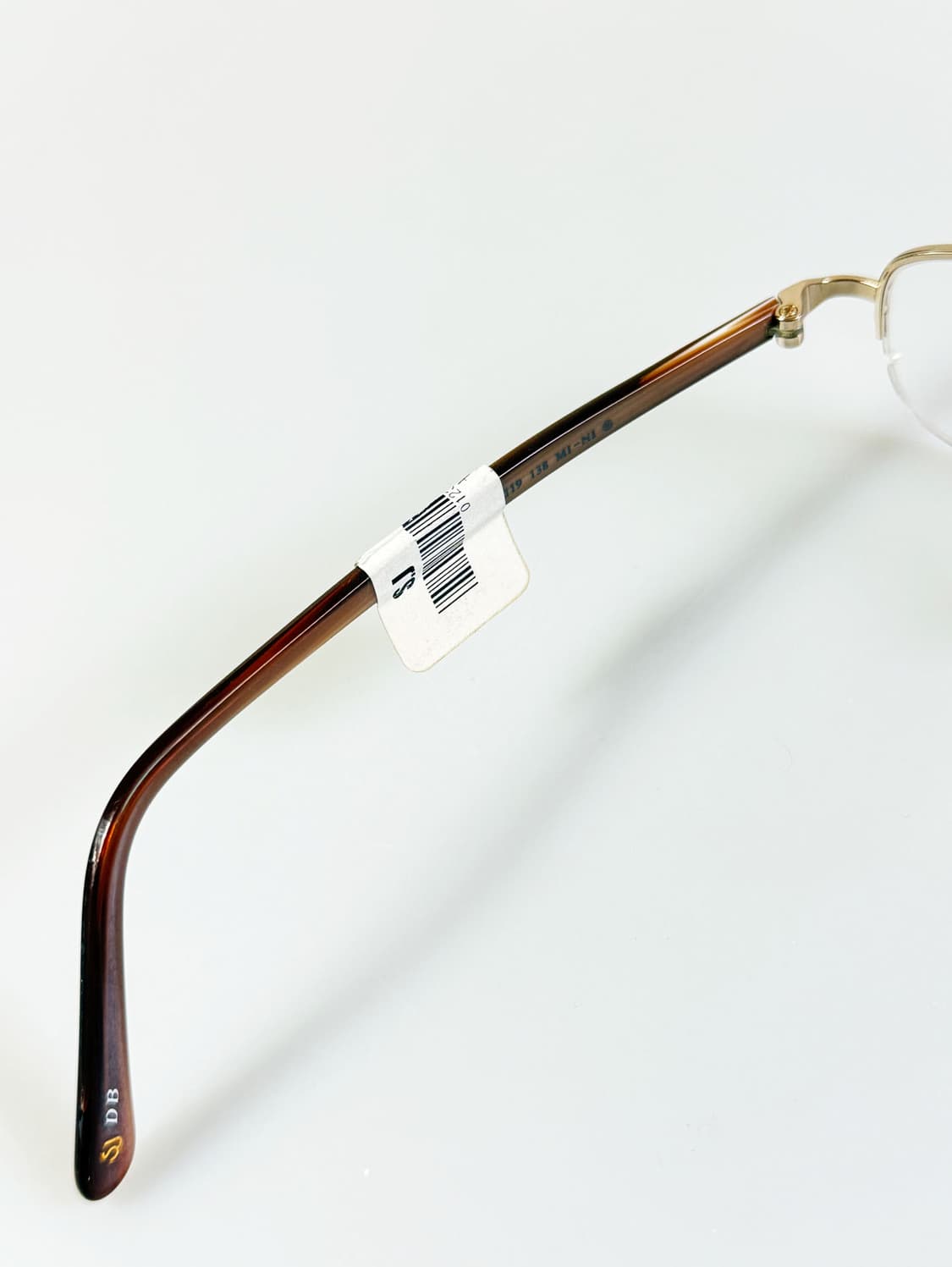 서전 SJ CARINO 골드 반무테 스퀘어 프레임 빈티지 안경 상품이미지7