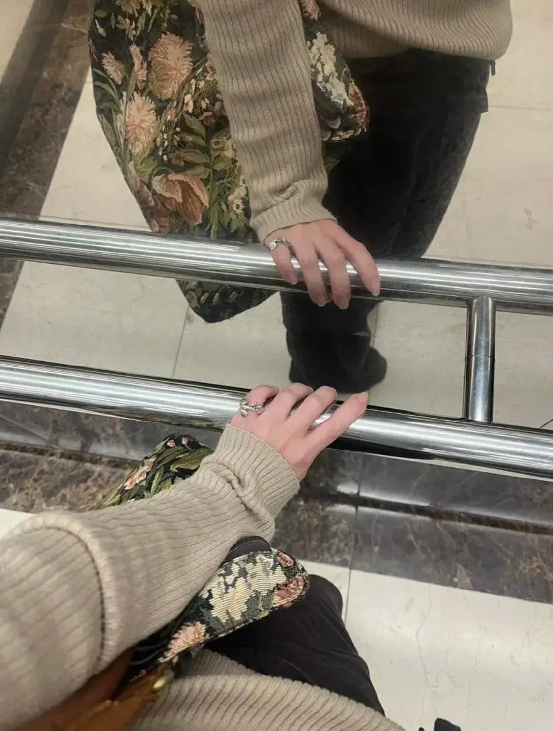 빈티지 플라워 백 상품이미지6