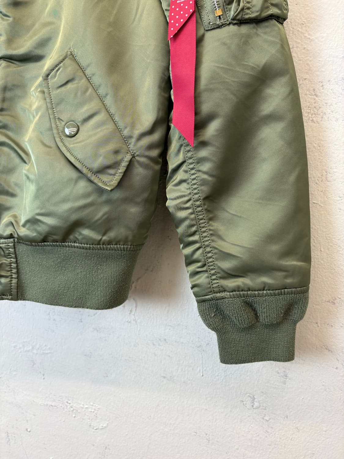 알파인더스트리 MA-1 봄버 자켓 카키 상품이미지4