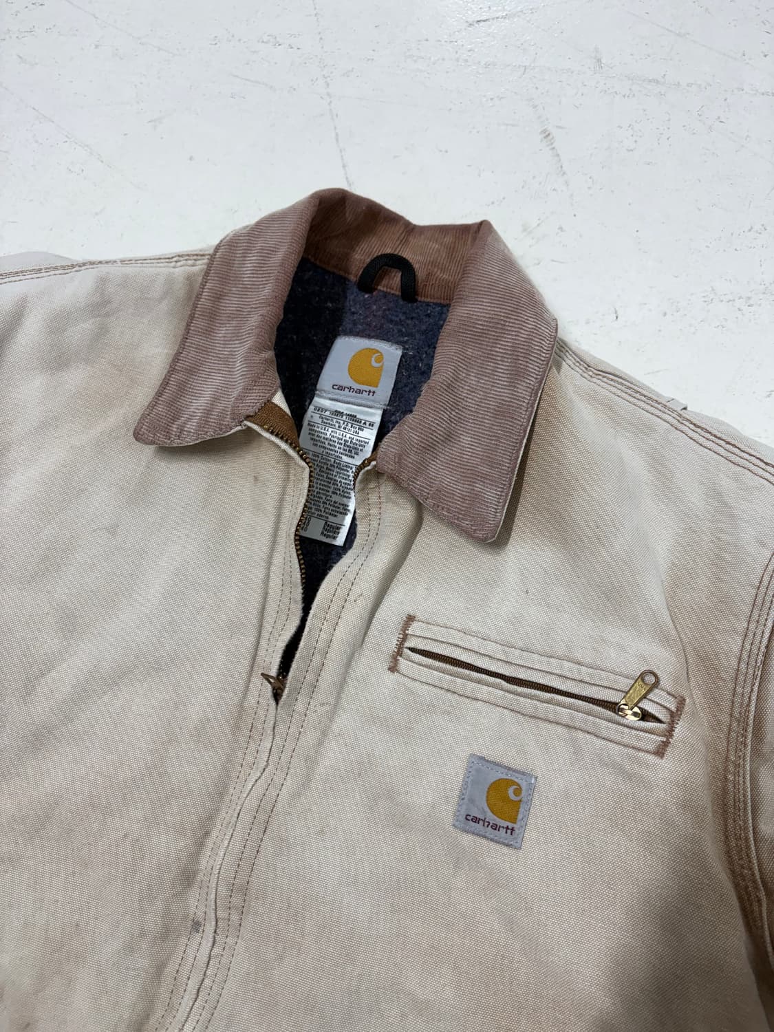 00's Carhartt Faded J01 BRN Detroit JK 상품이미지4