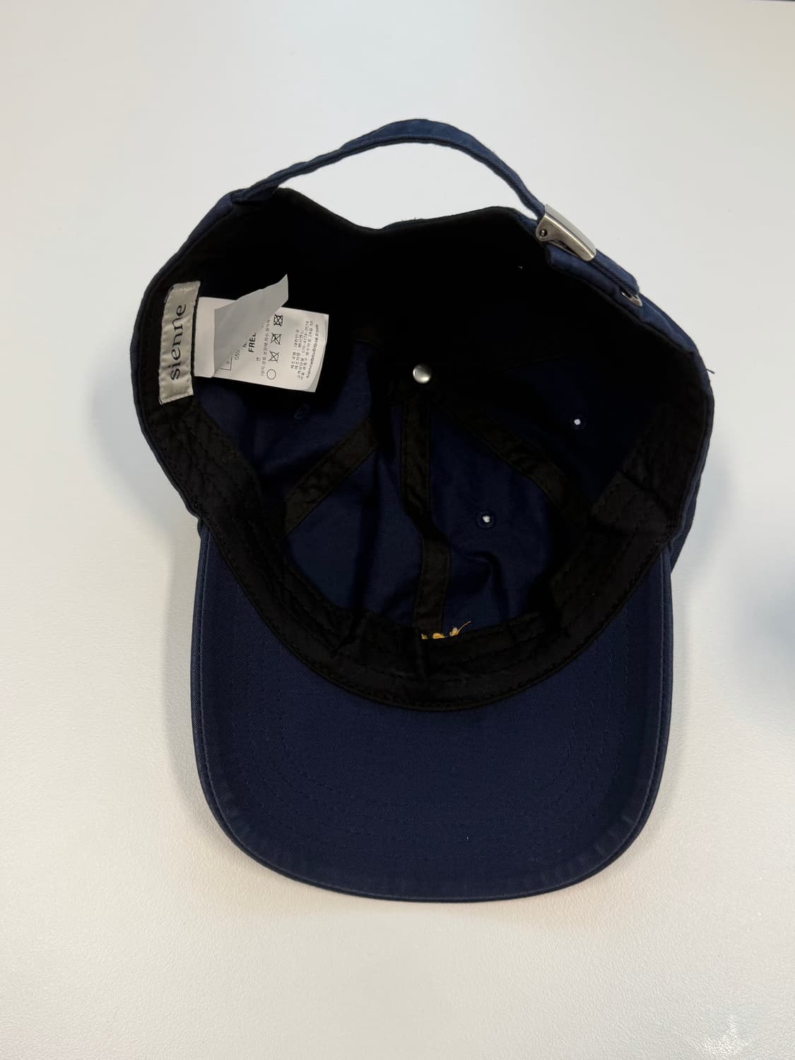 시엔느 로고 볼캡 네이비🧢 상품이미지7