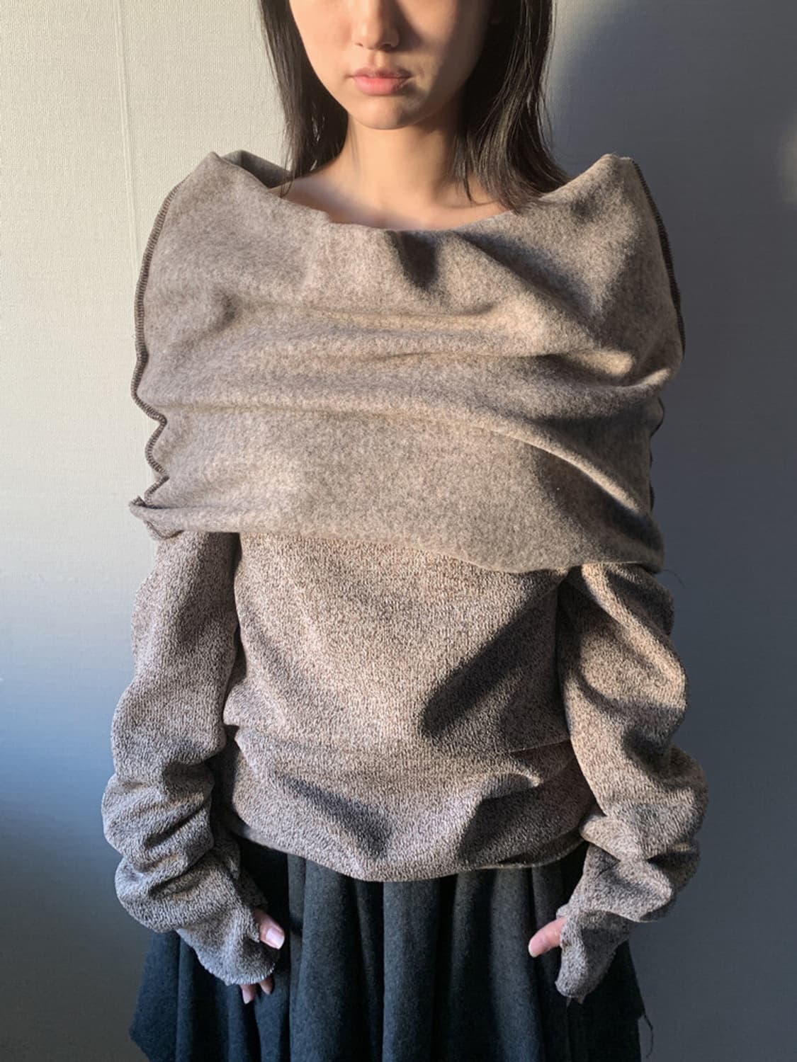 동은 dongeun loooong neck knit top  상품이미지2