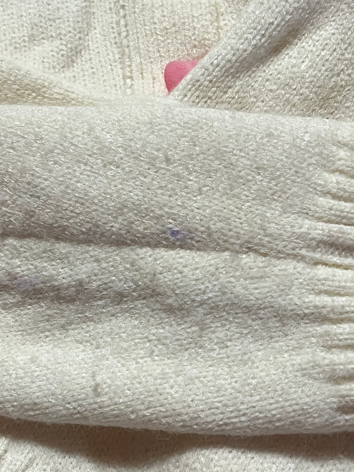 캔디 하트단추 리본 오프숄더 니트  상품이미지2