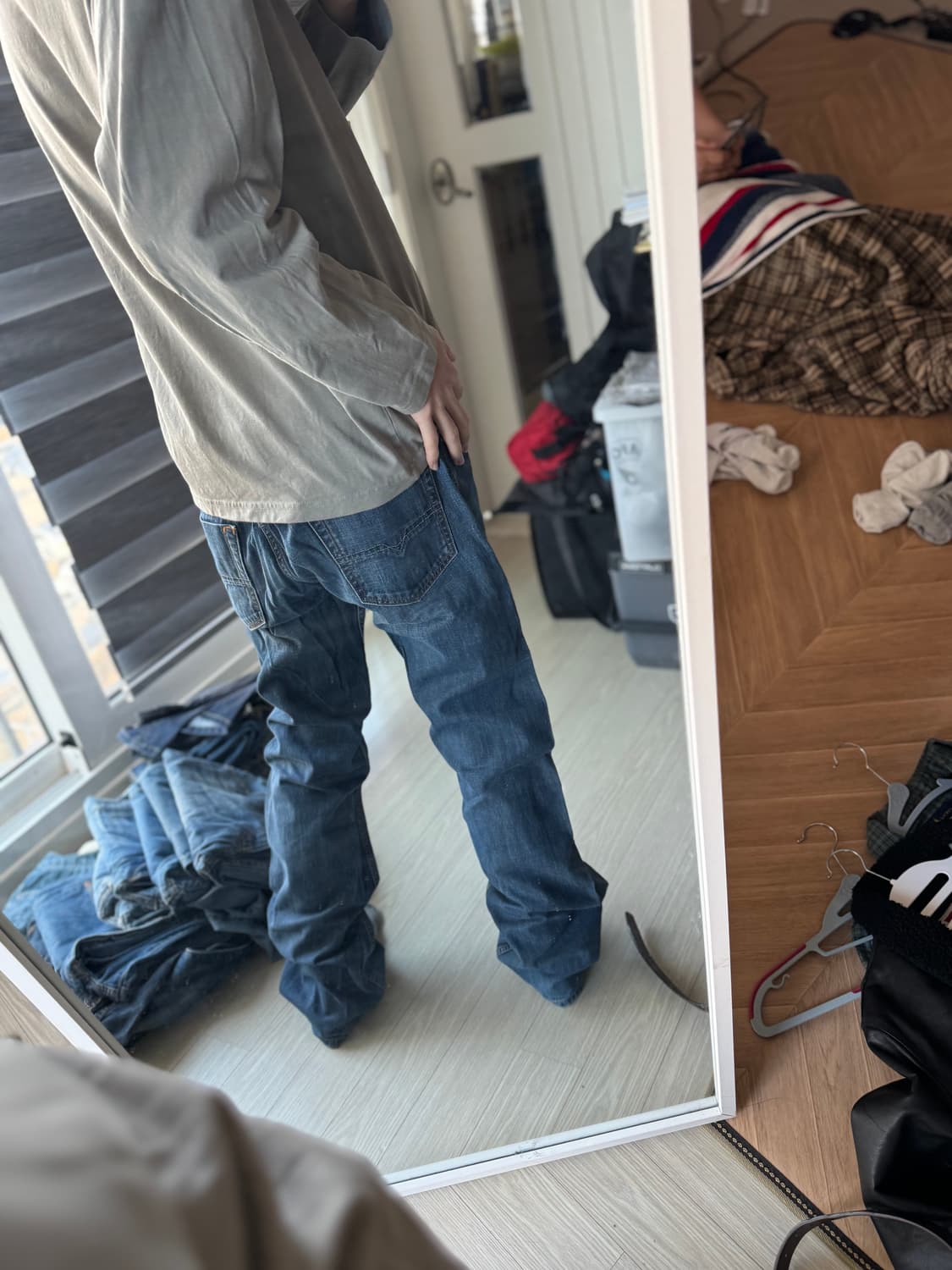 디젤 w32 L32 세미와이드 청팬츠 판매  상품이미지1