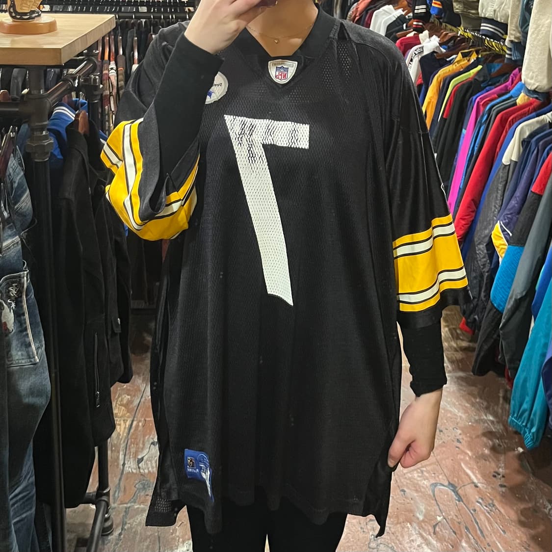 [HI] NFL 반팔져지 블랙 상품이미지2