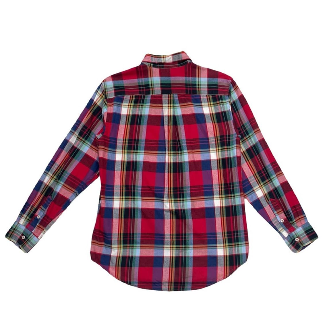 POLO RALPH LAUREN 깅엄체크 셔츠 레드 L (14-16) 상품이미지6