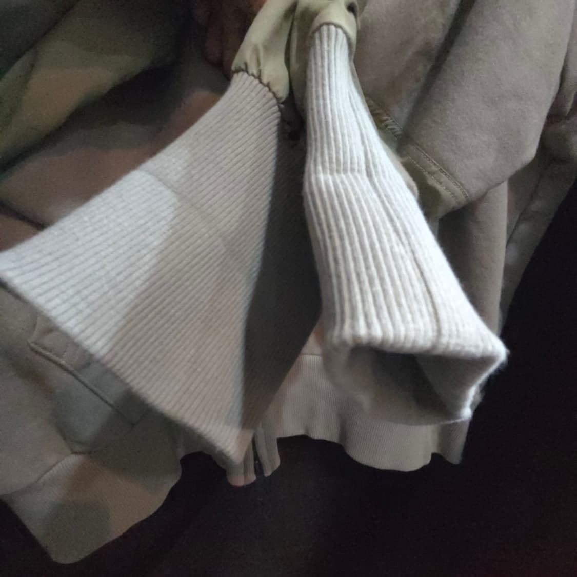 애프터프레이 후드집업L 라이트카키 상품이미지6