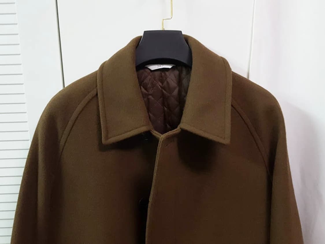 247시리즈 남성 다크브라운 울 발마칸 코트 100 상품이미지2