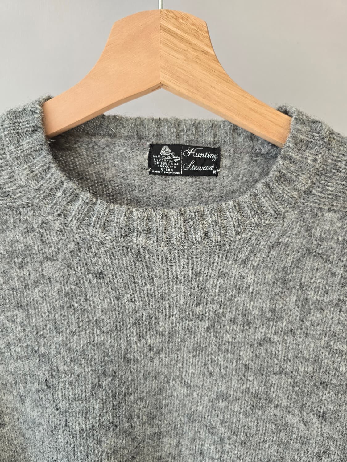 Hunting Stewart 클래식 그레이 울 니트  상품이미지2