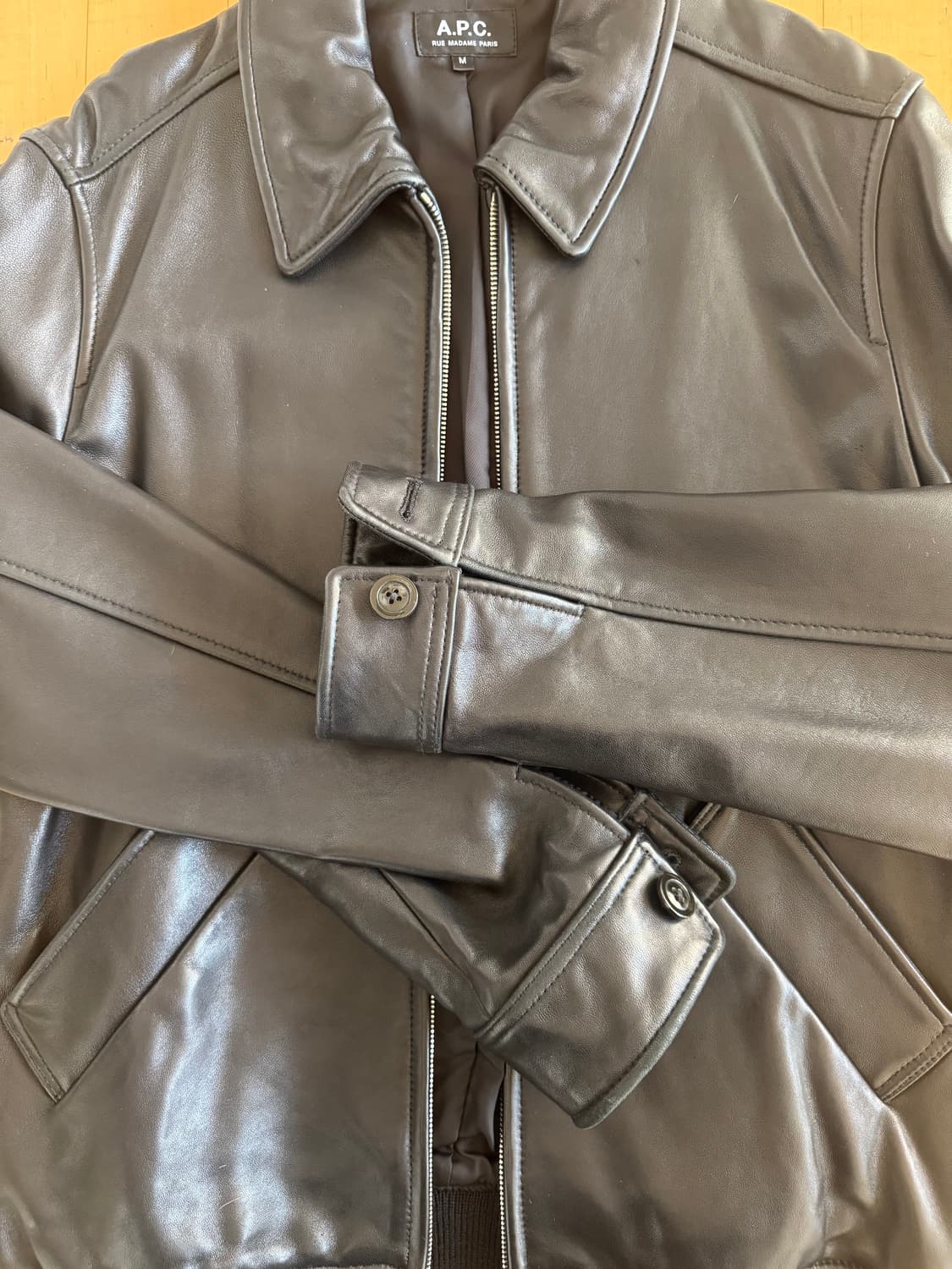 아페세 양가죽 자켓 상품이미지5