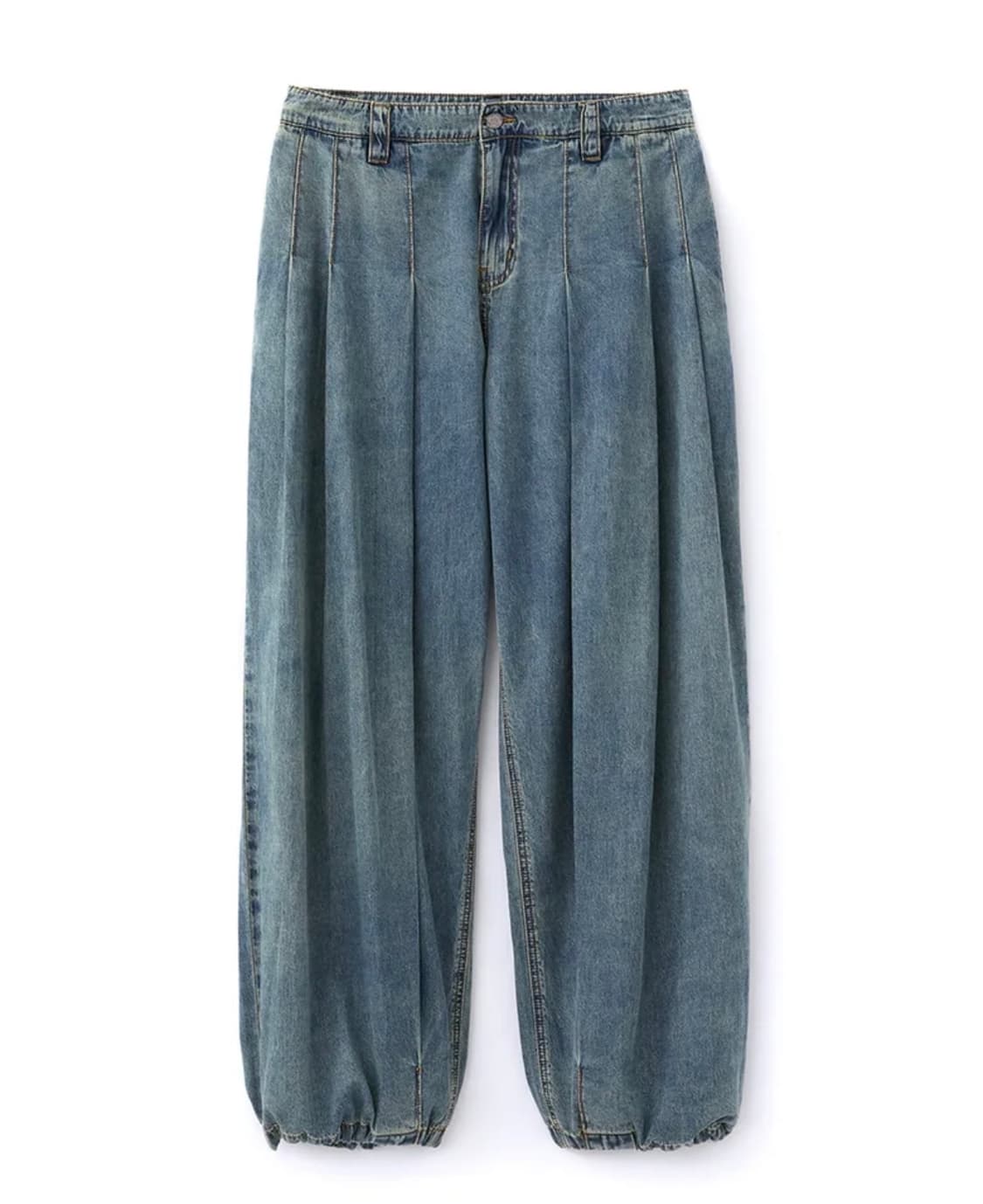 DNSR 디앤써 멀티플리츠 데님 블루 L 상품이미지6