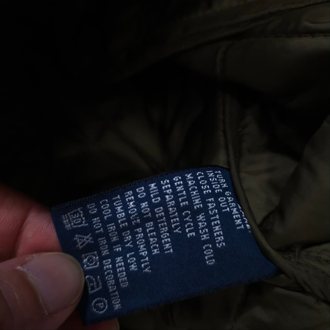 폴로 랄프 로렌 여성 퀼팅 자켓 M 카키색 상품이미지6