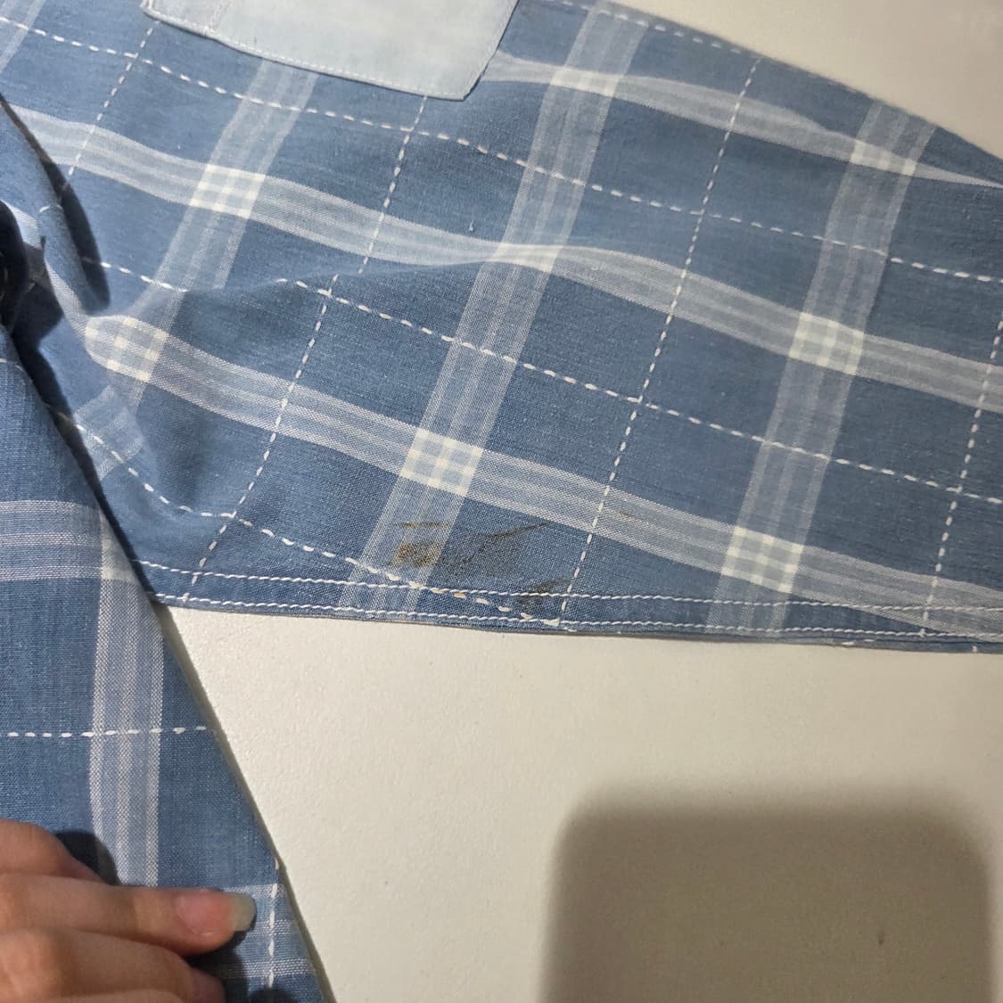 [BOB-COX] 빈티지 밥 칵스 패치워크 체크 셔츠 상품이미지6