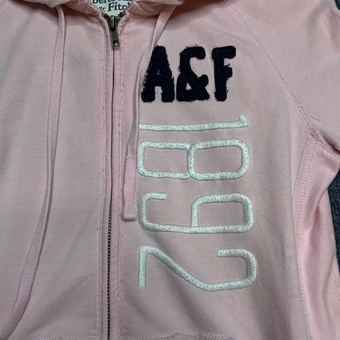 아베크롬비 핑크우유 후드집업 상품이미지4