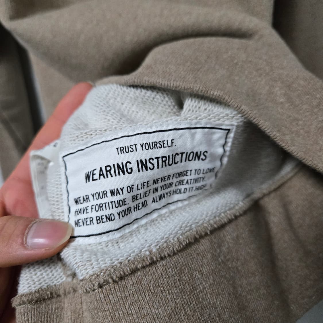 메종미하라야스히로 코튼 터틀넥 맨투맨 / 남성 맨투맨 / 남자 맨투맨  상품이미지7