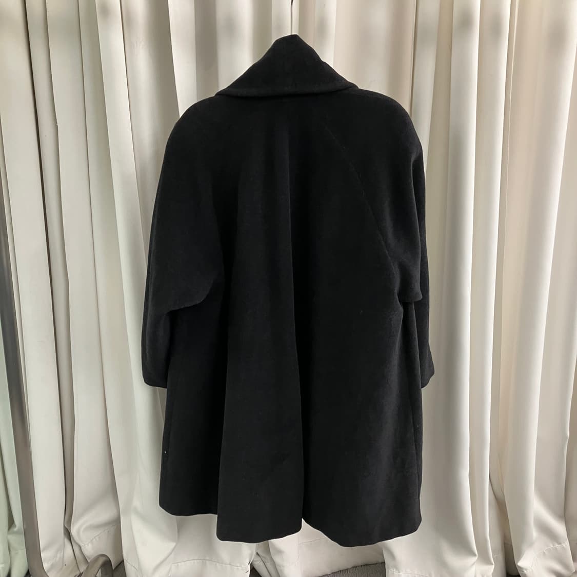 andre 블랙 숄칼라 하프코트 상품이미지2