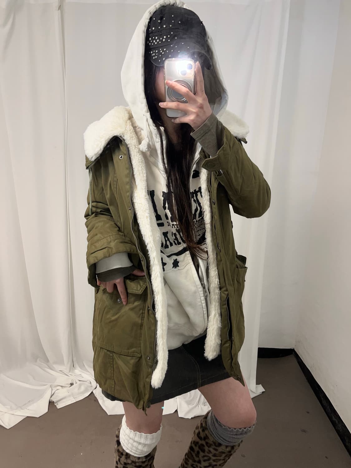 00‘s 퍼 트리밍 야상 상품이미지1