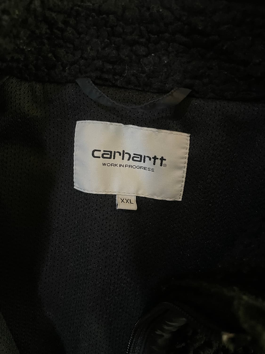 [XXL] 칼하트 wip 후리스 자켓 플리스 프렌티스 라이너 블랙 2XL 상품이미지2