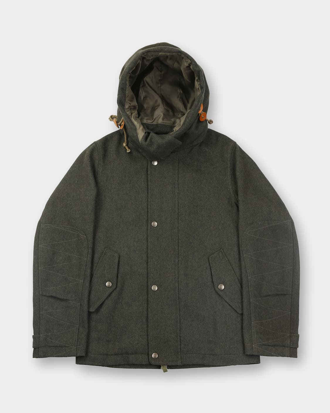 The DUFFER of ST. GEORGE Wool Hooded Fie 상품이미지1