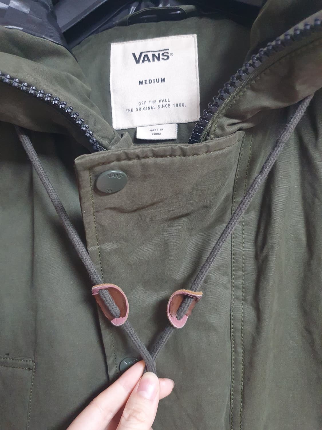 택포 반스 패딩 덕다운 카키 헤비덕다운 M 상품이미지10