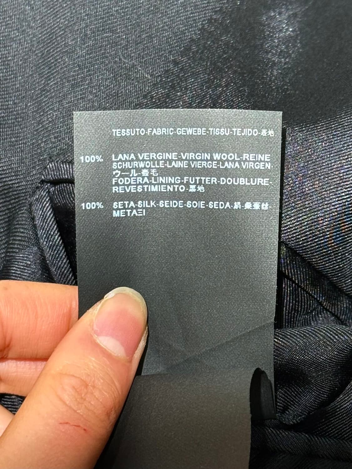 생로랑 블랙 라나 버진 울 싱글 블레이저 자켓 상품이미지9