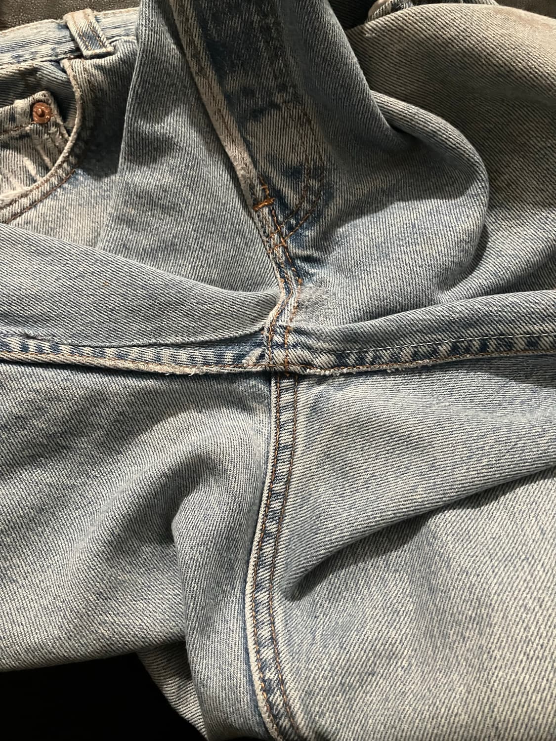 🇺🇸 90s USA 빈티지 리바이스 501 데님 팬츠 상품이미지8
