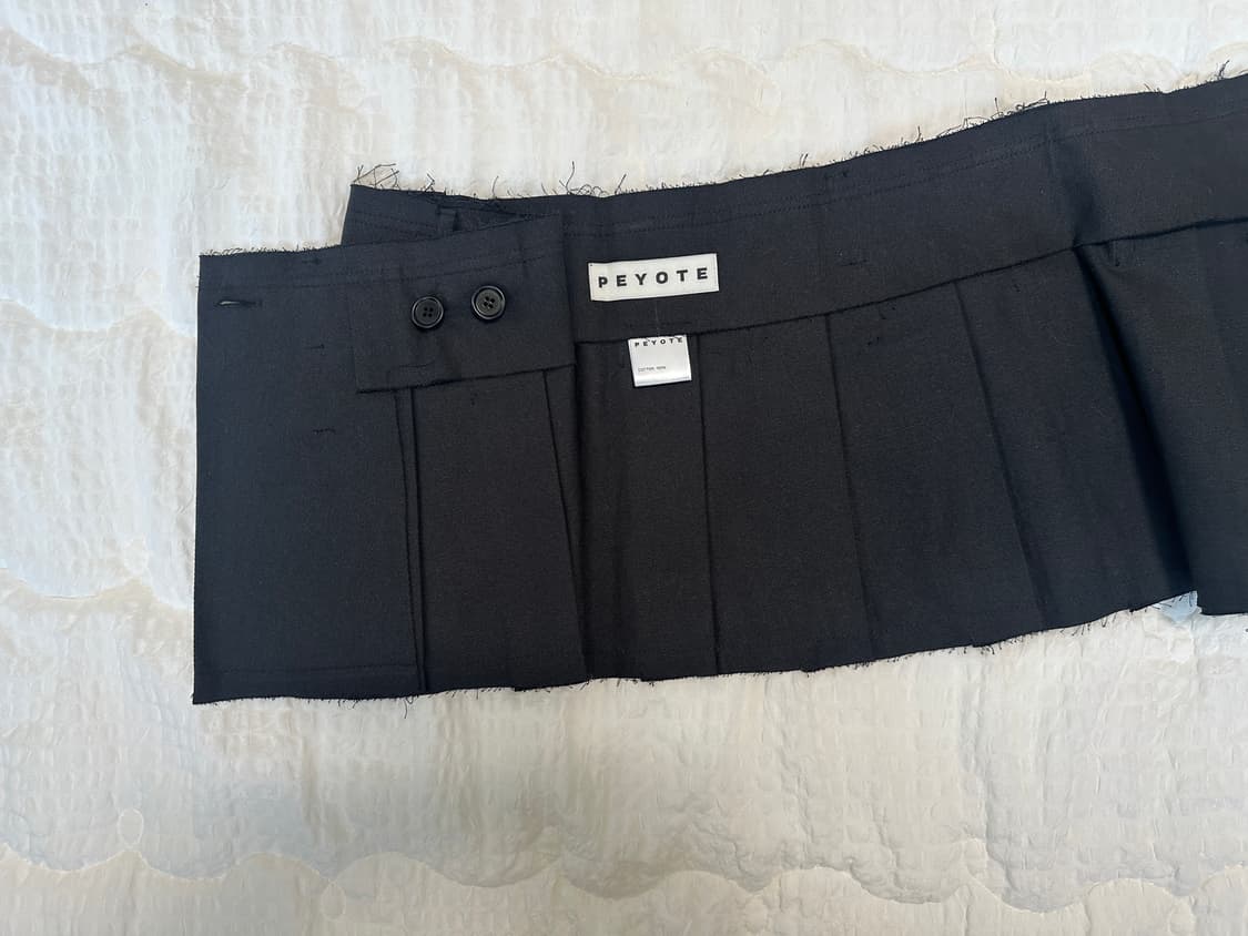 택포)새상품)peyote 미니 랩 스커트 상품이미지9