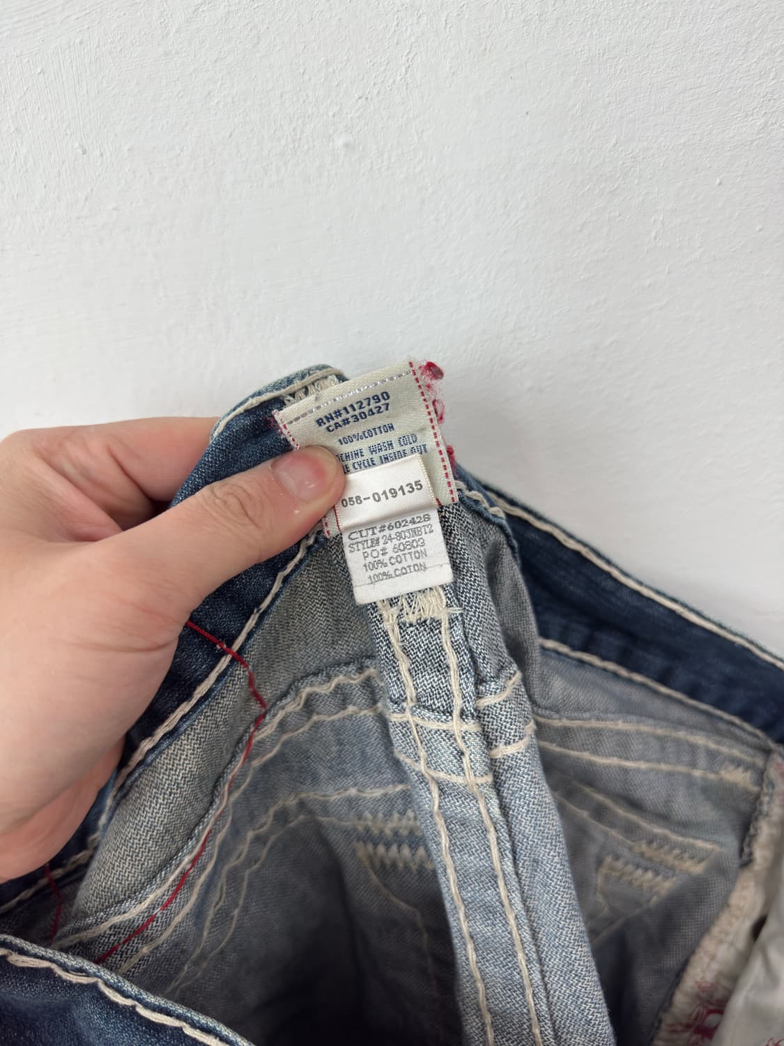 트루릴리젼 조이 수퍼티 로우라이즈 부츠컷 데님팬츠 상품이미지5