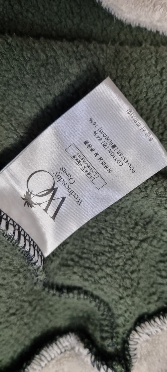 웬즈데이오하시스 테리기모 하프 집업 M _ 공용,남성 상품이미지10