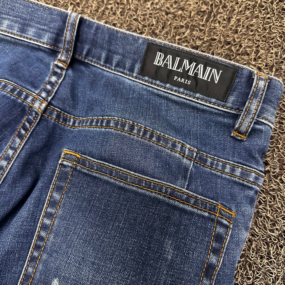 발망 워싱 바이커 데님 청바지 팬츠 상품이미지6