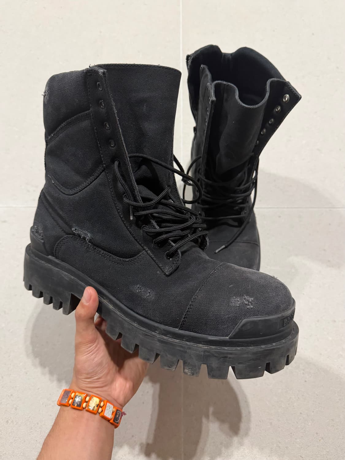 발렌시아가 스트라이크 부츠 43 상품이미지1