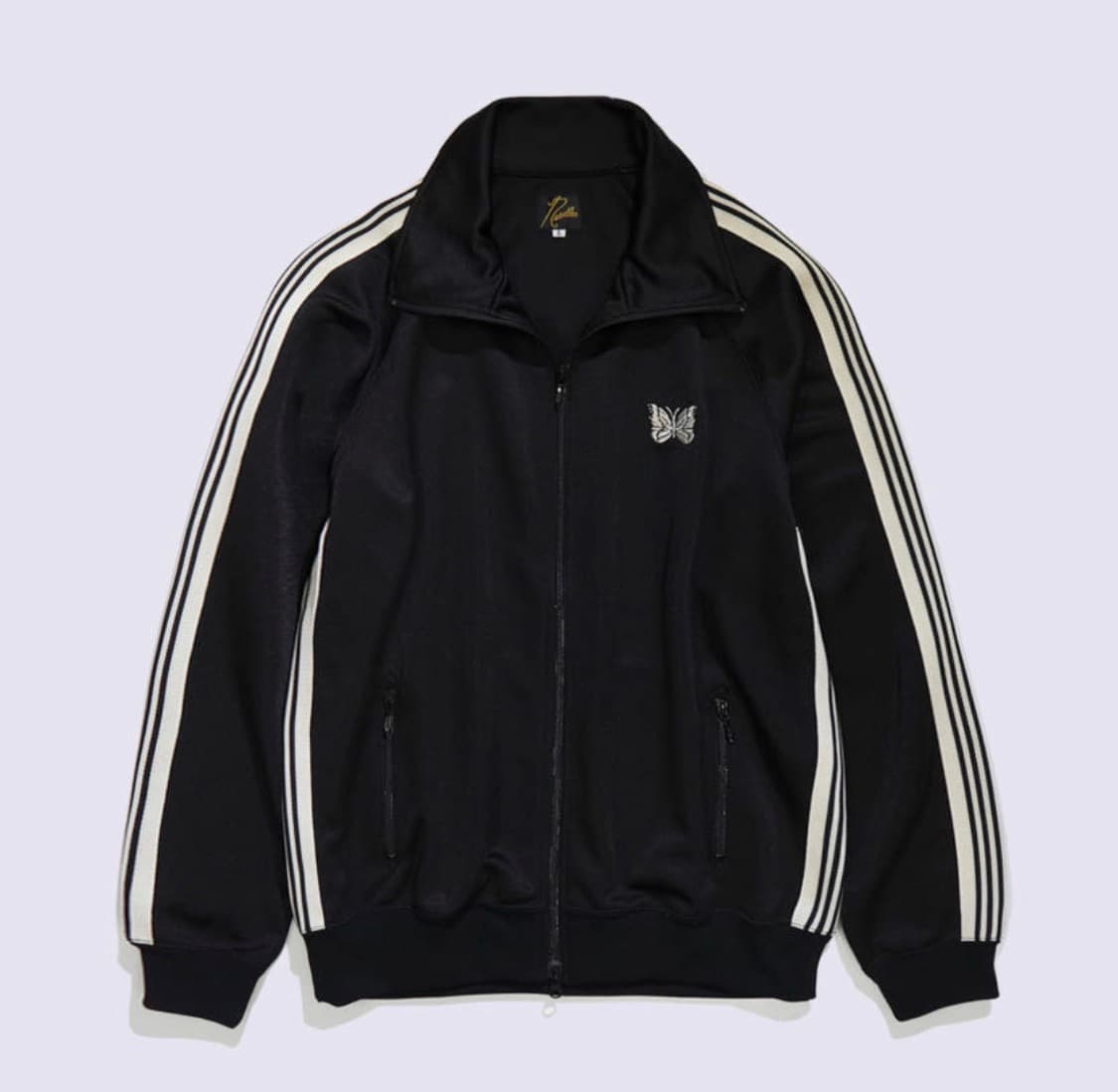 니들스 트랙자켓 L사이즈 새상품 블랙화이트 상품이미지1