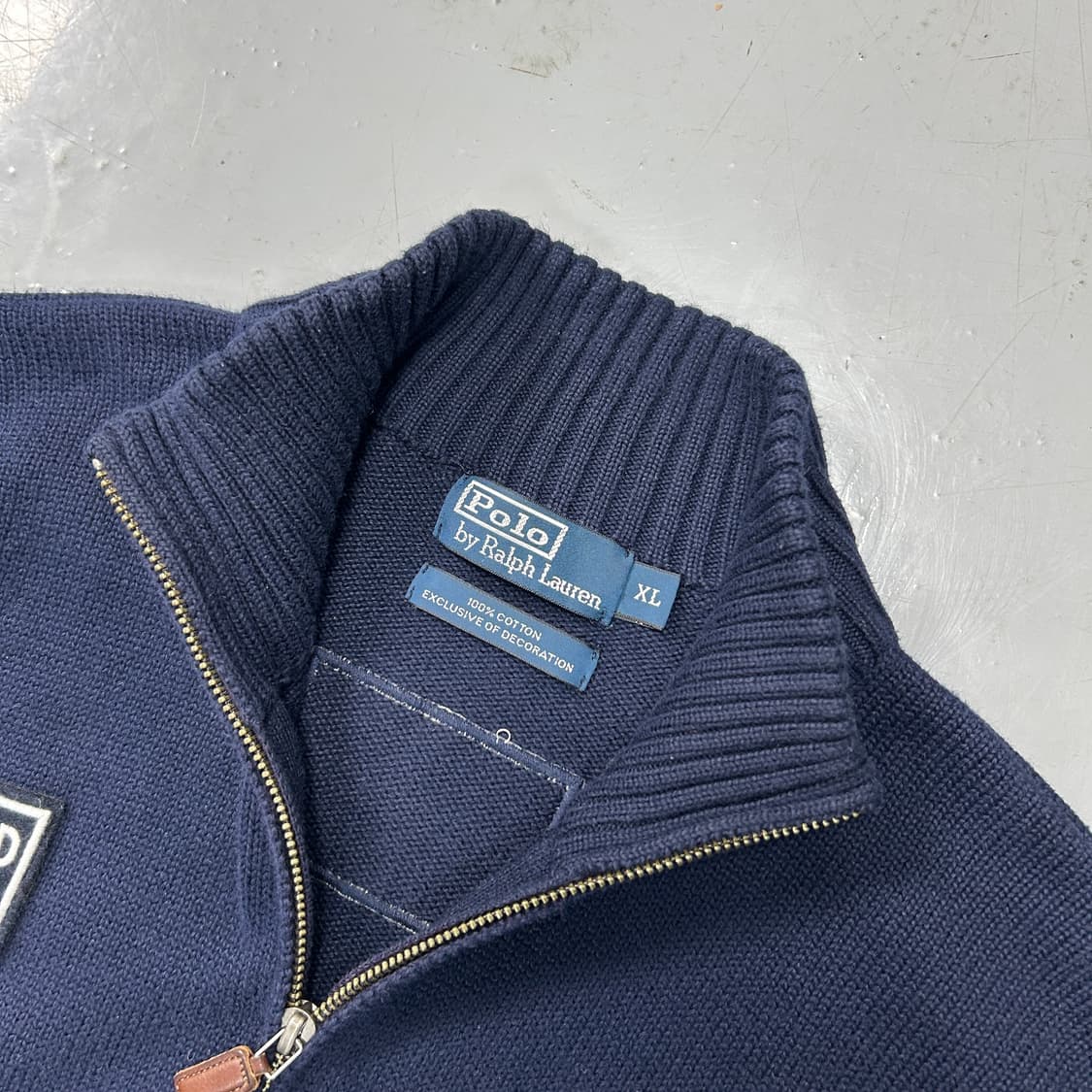 폴로 랄프로렌 잉글랜드 빅포니 니트집업  상품이미지6