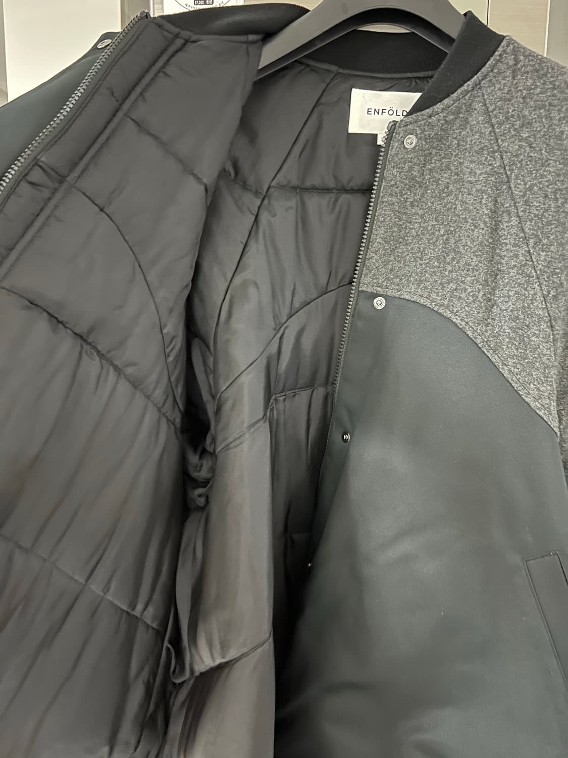 엔폴드 퀼팅 봄버자켓 38사이즈 상품이미지3