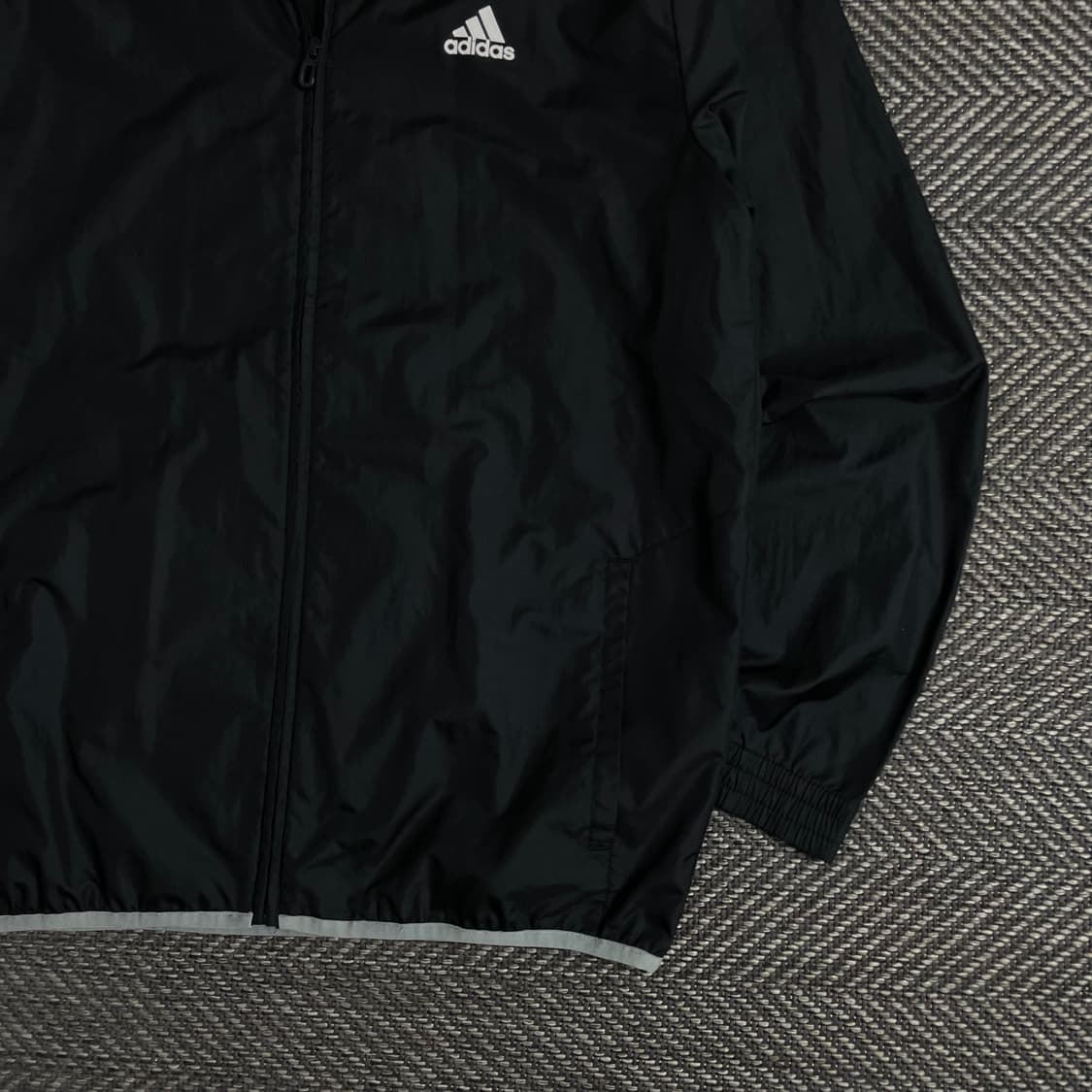 00s 아디다스 올드스쿨 블랙 우븐 트랙자켓&트랙팬트 세트y 3413 상품이미지3