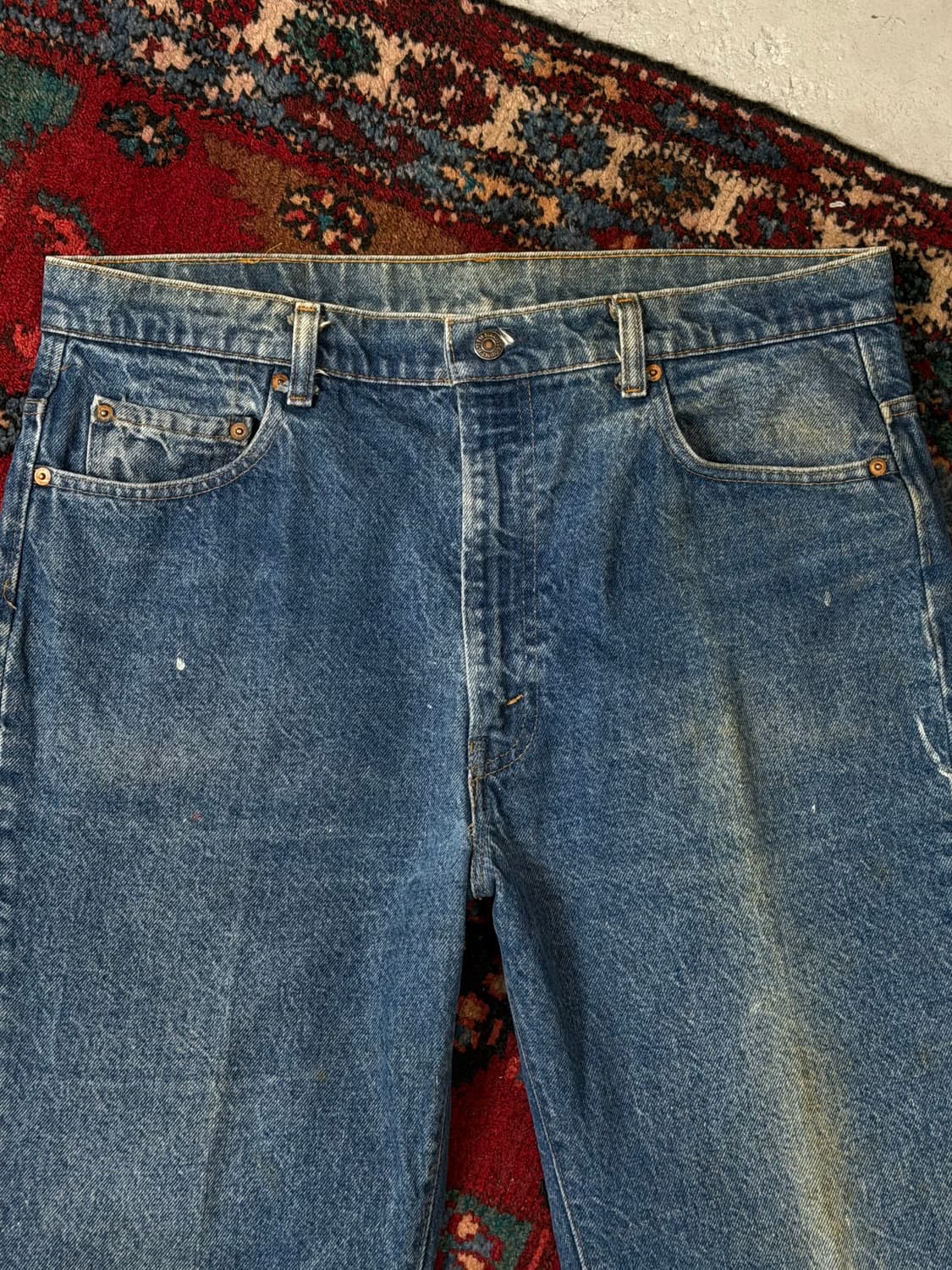 80's USA 빈티지 리바이스 517 오렌지탭 체인스티치 상품이미지5