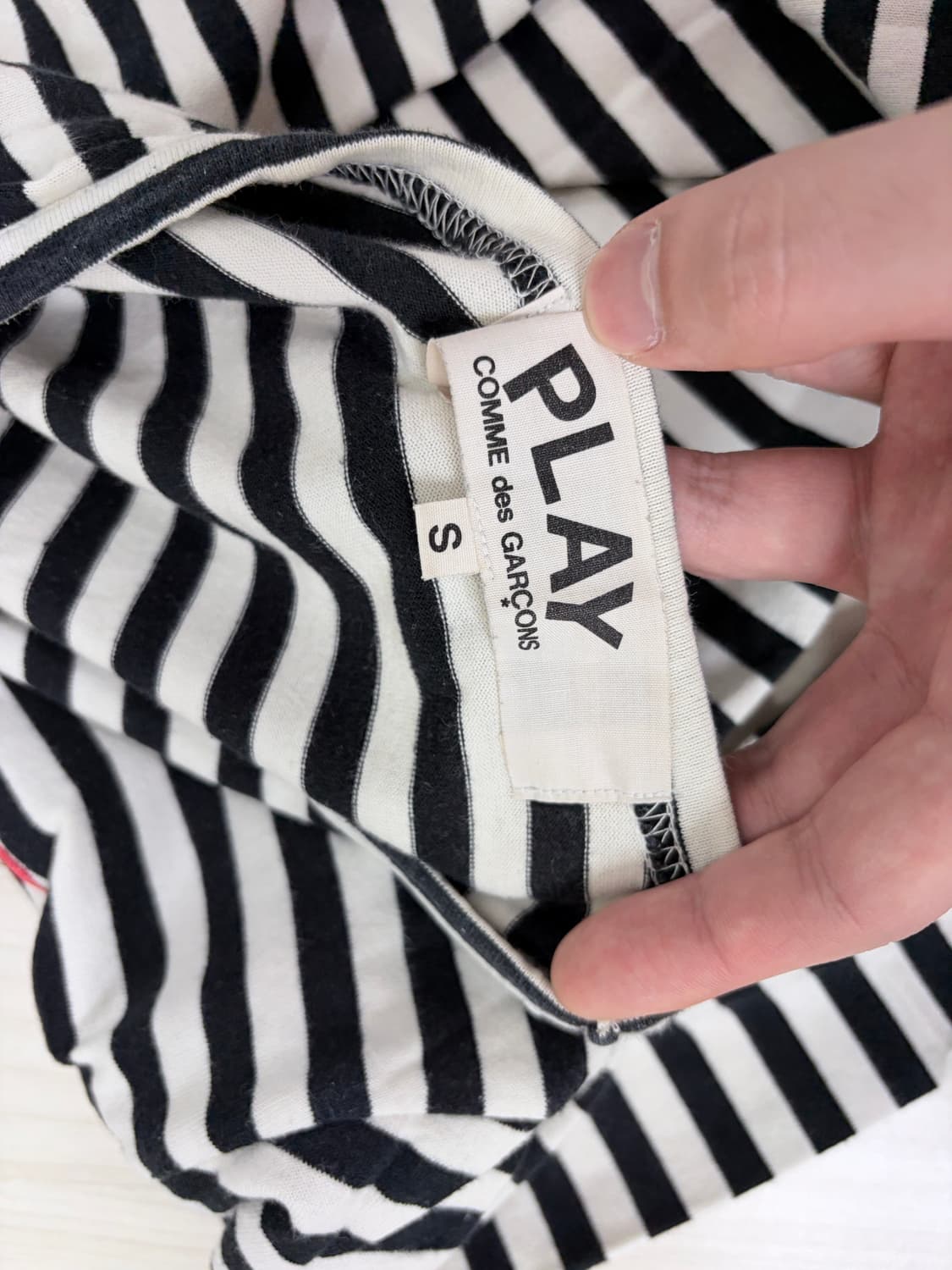 꼼데가르송 스트라이프 롱슬리브, 긴팔 상품이미지6