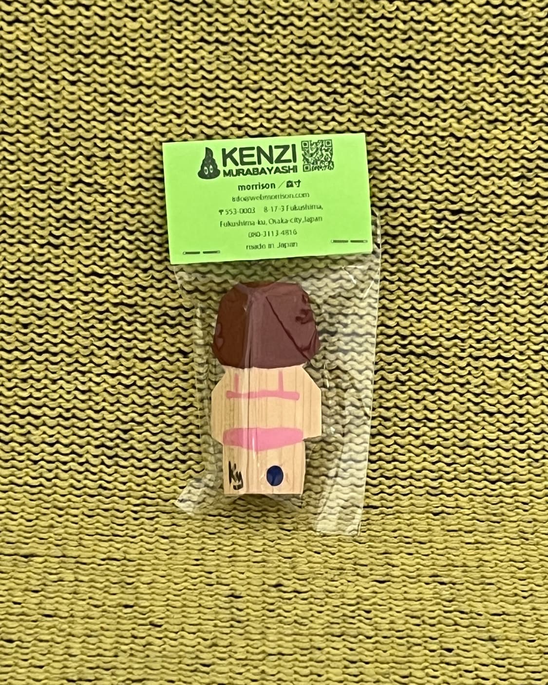 [켄지 무라바야시] 카도쨩(角ちゃん) XS 비키니 핸드메이드 우드카빙 상품이미지2