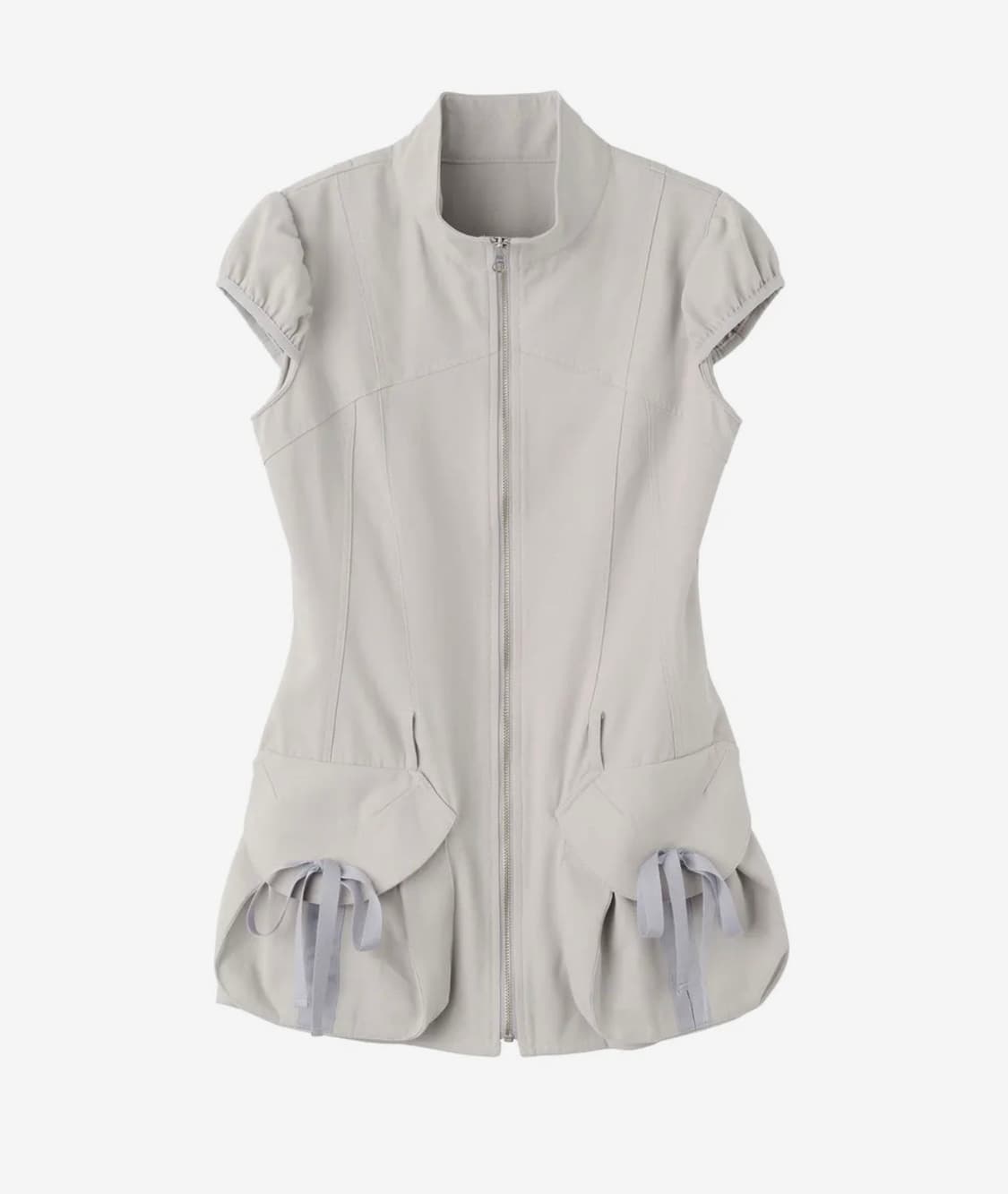 스컬프터 카고 집업 드레스 ice gray S 상품이미지2