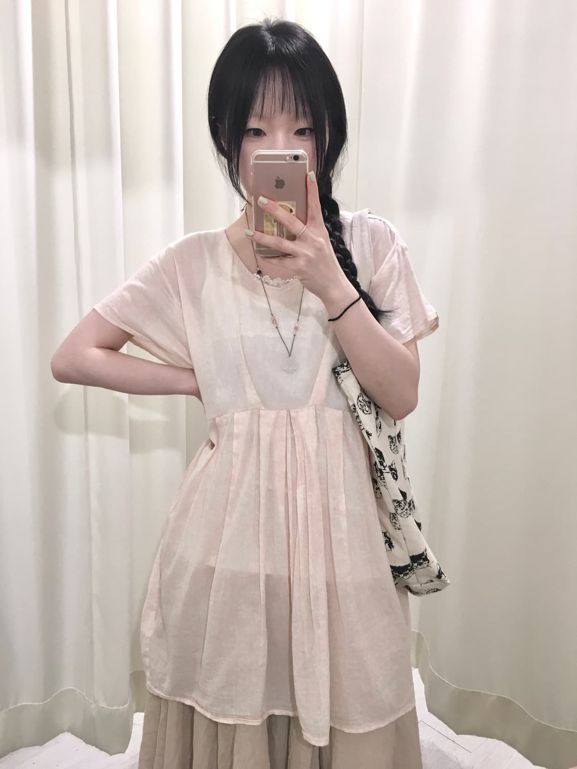 Chocol raffine sakura blouse 상품이미지2