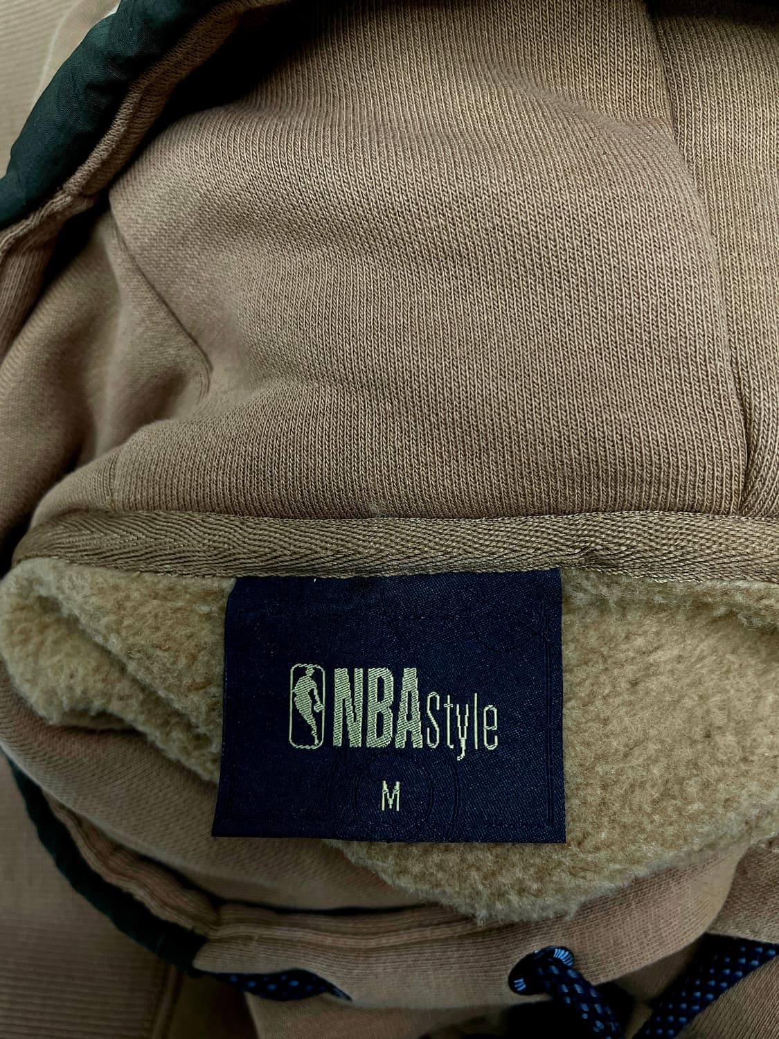 NBA Style 뉴욕 닉스 기모 후드 티셔츠 브라운 상품이미지5