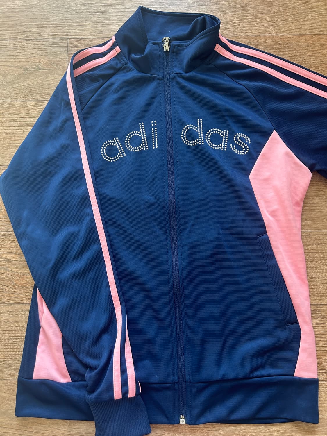 아디다스 빈티지 큐빅 로고 져지 상품이미지1