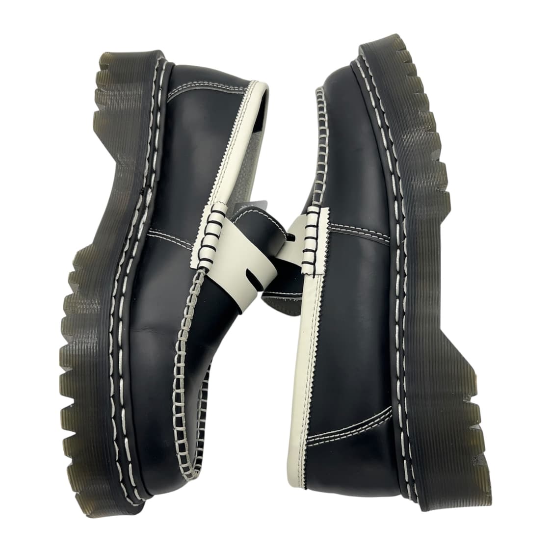 280 닥터마틴 펜톤 DS 컨트라스트 로퍼 블랙 화이트 (UK9) 상품이미지3