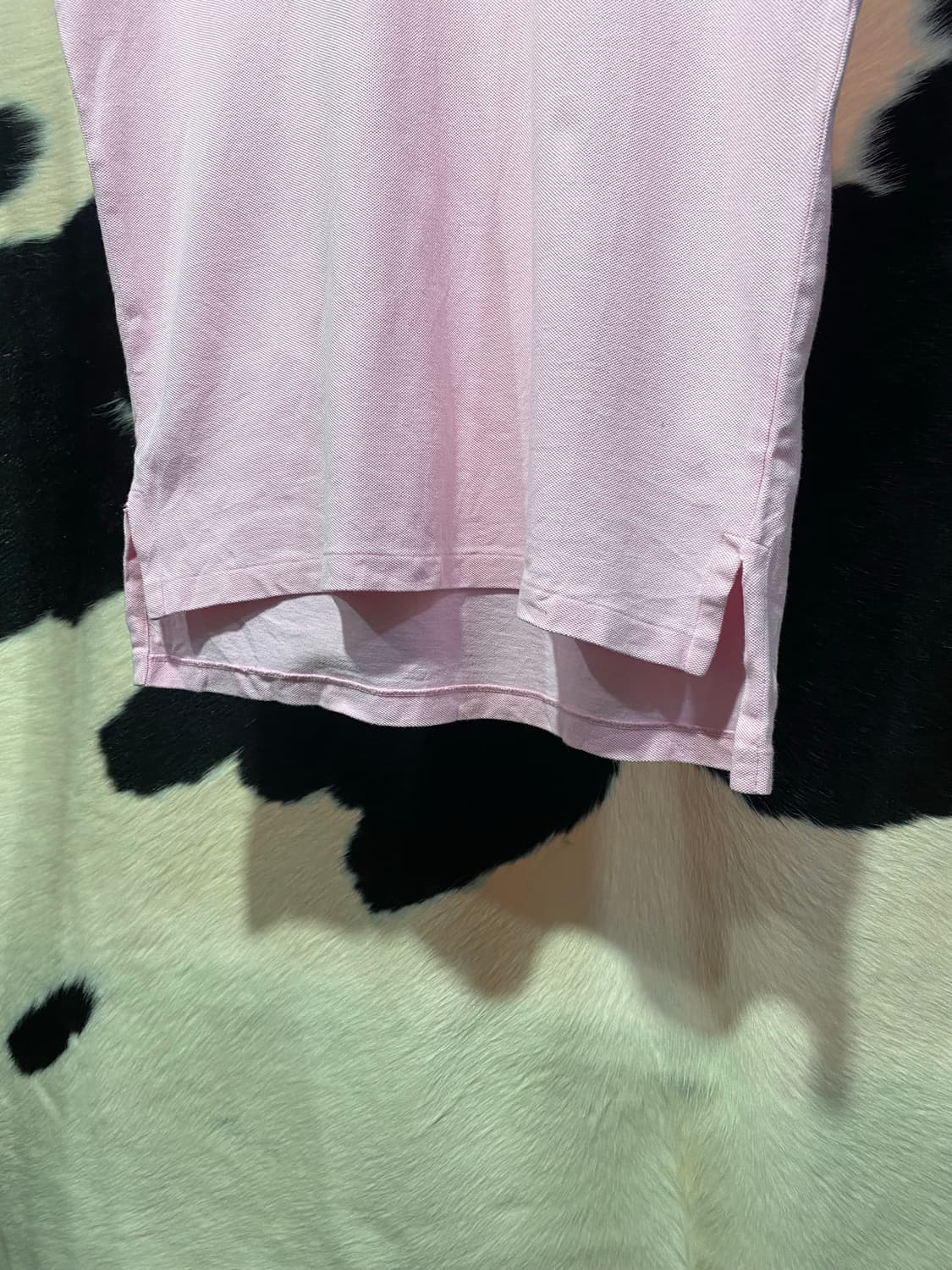 Polo Ralph Lauren 핑크 블루 로고 자수 반팔 티셔츠 상품이미지5
