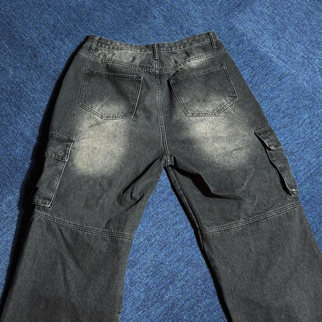 Trillion 워싱 데님팬츠 상품이미지4