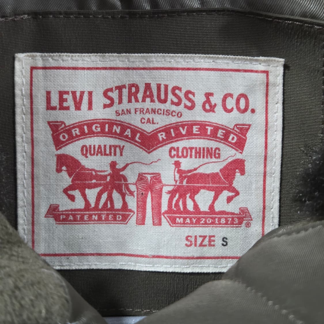 리바이스 덕다운 야상패딩 S 상품이미지2