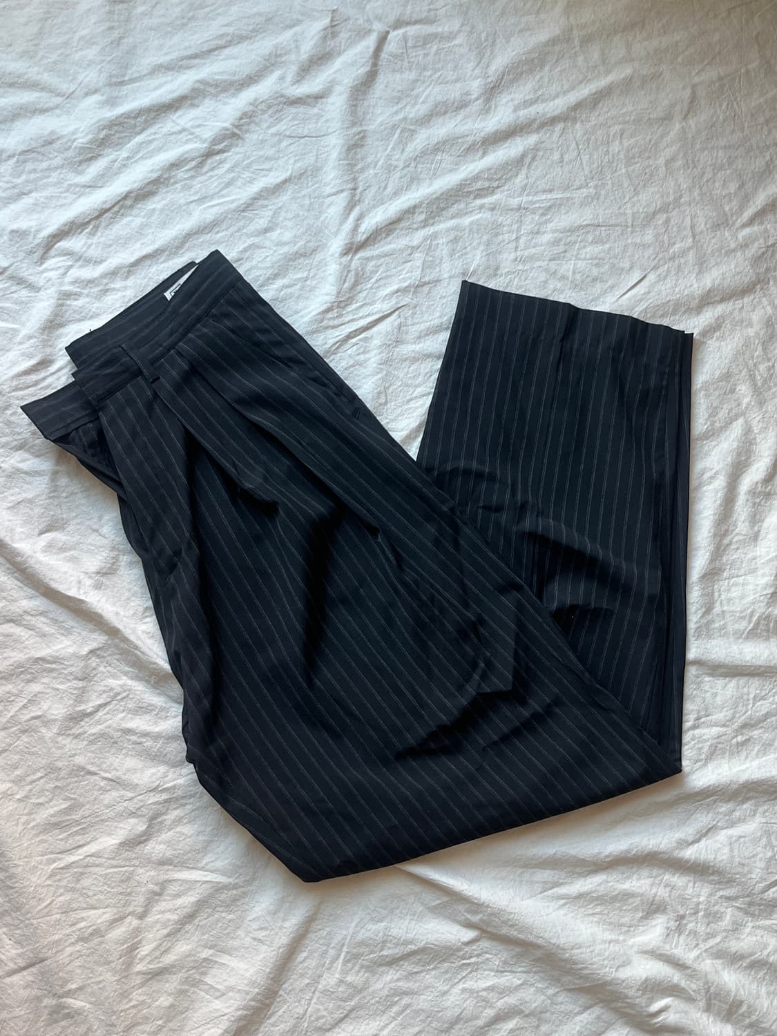 포에니 투턱 와이드 스트라이프 슬랙스 상품이미지7